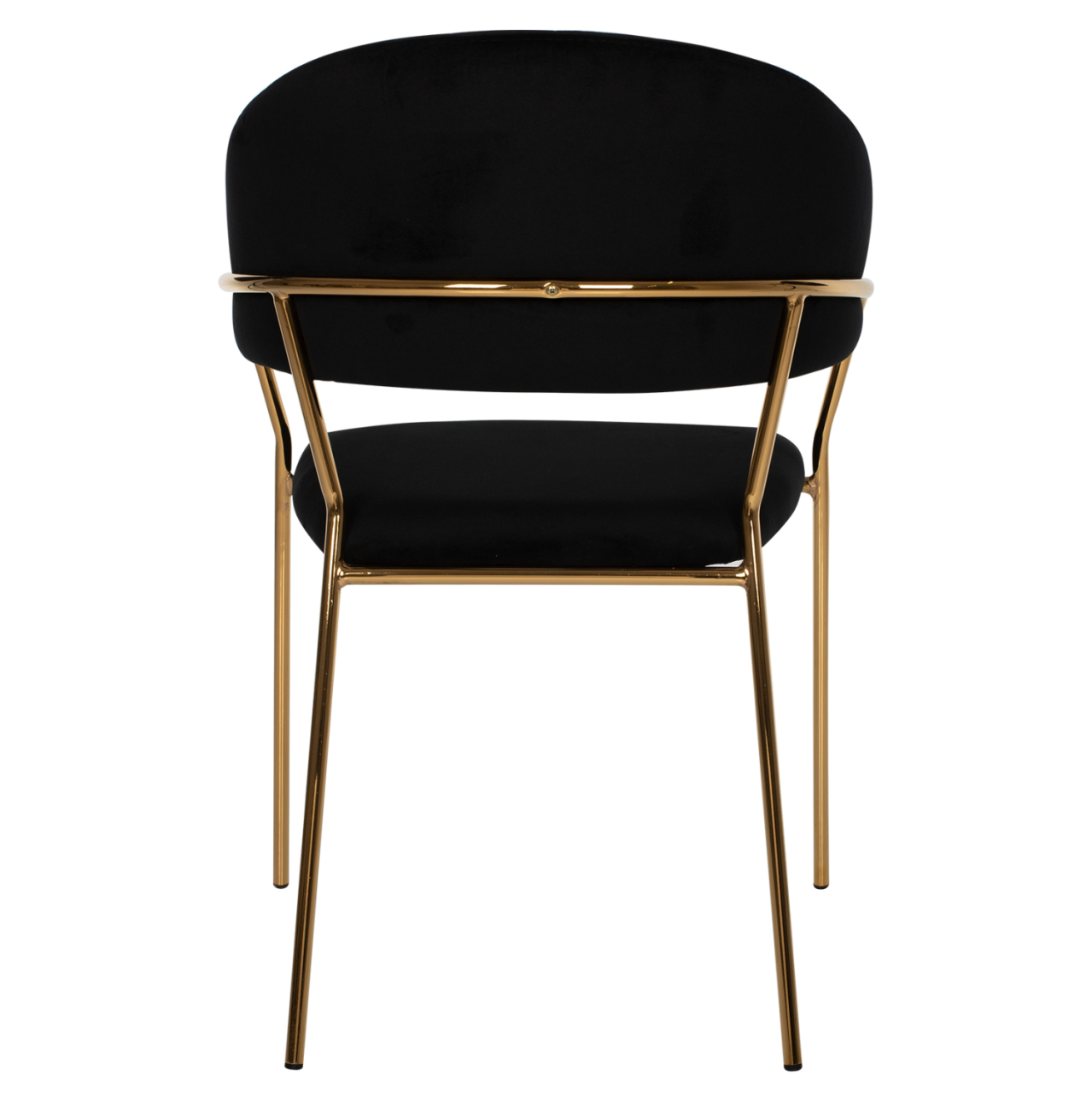 ARMCHAIR THEODORE HM8520.04 BLACK VELVET AND GOLDEN FRAME 55Χ50Χ82Hcm. [6]