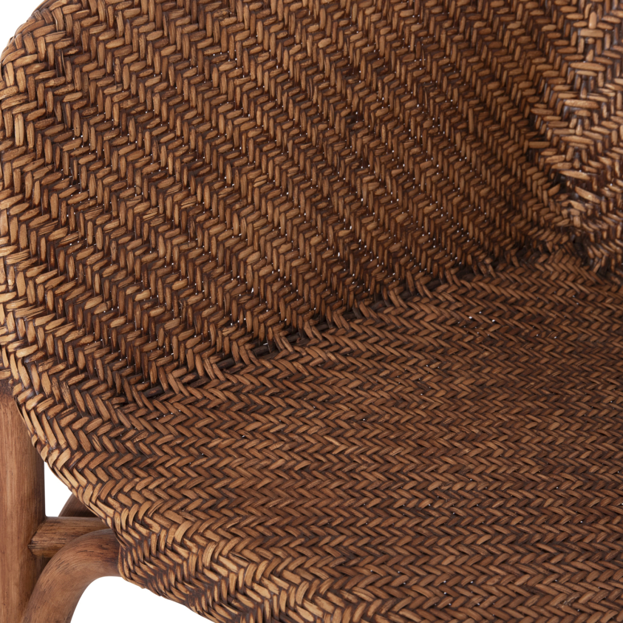 ARMCHAIR TUCKET HM9958.02 NATURAL RATTAN IN WALNUT COLOR 63x60x77Hcm. [8]