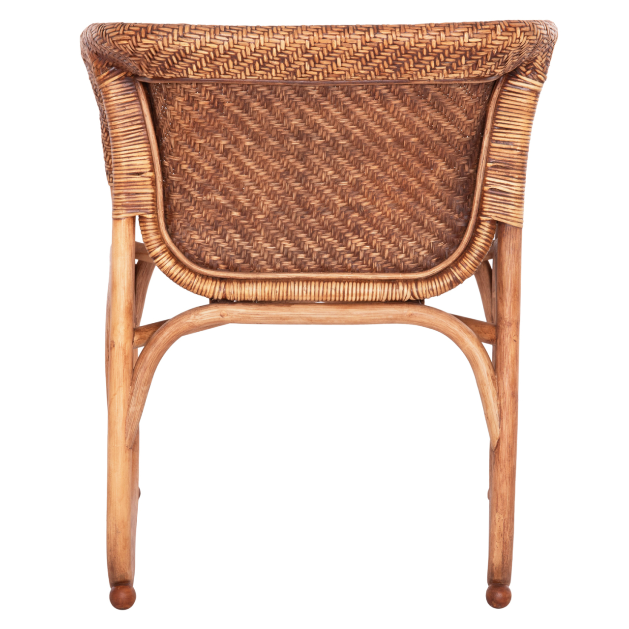 ARMCHAIR TUCKET HM9958.02 NATURAL RATTAN IN WALNUT COLOR 63x60x77Hcm. [6]