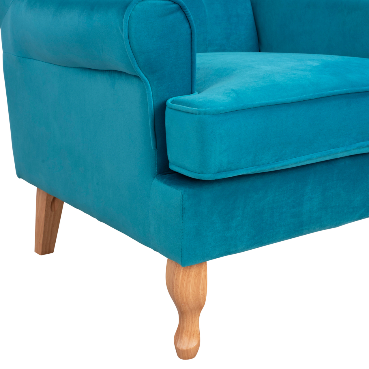 Armchair Turquoise velvet BRANDON 81x83x101cm HM3073.18 [8]