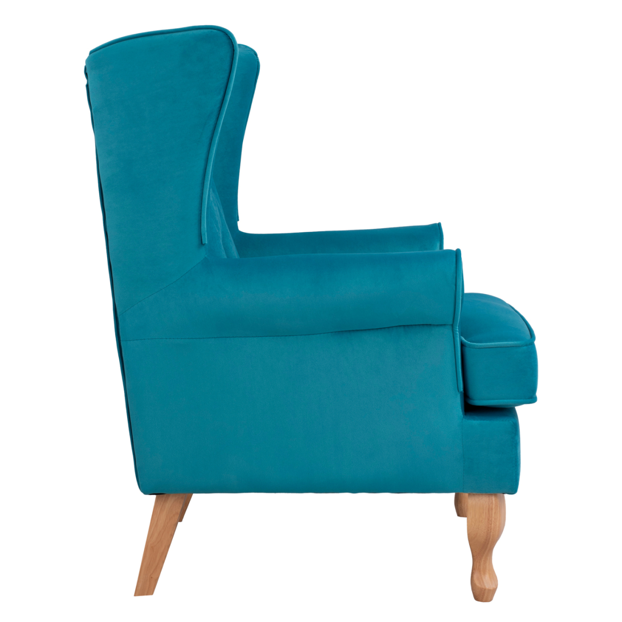 Armchair Turquoise velvet BRANDON 81x83x101cm HM3073.18 [4]