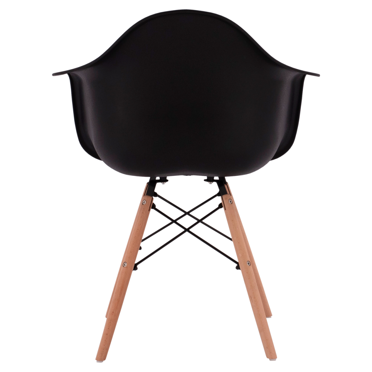 Armchair with wooden legs and black seat Mirto HM005.02 64x60x81 cm [6]