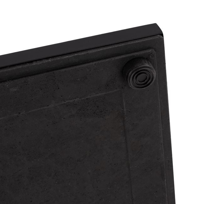 Bar Base Metall Black matte color 45x45x108cm with adjuster HM439 [6]