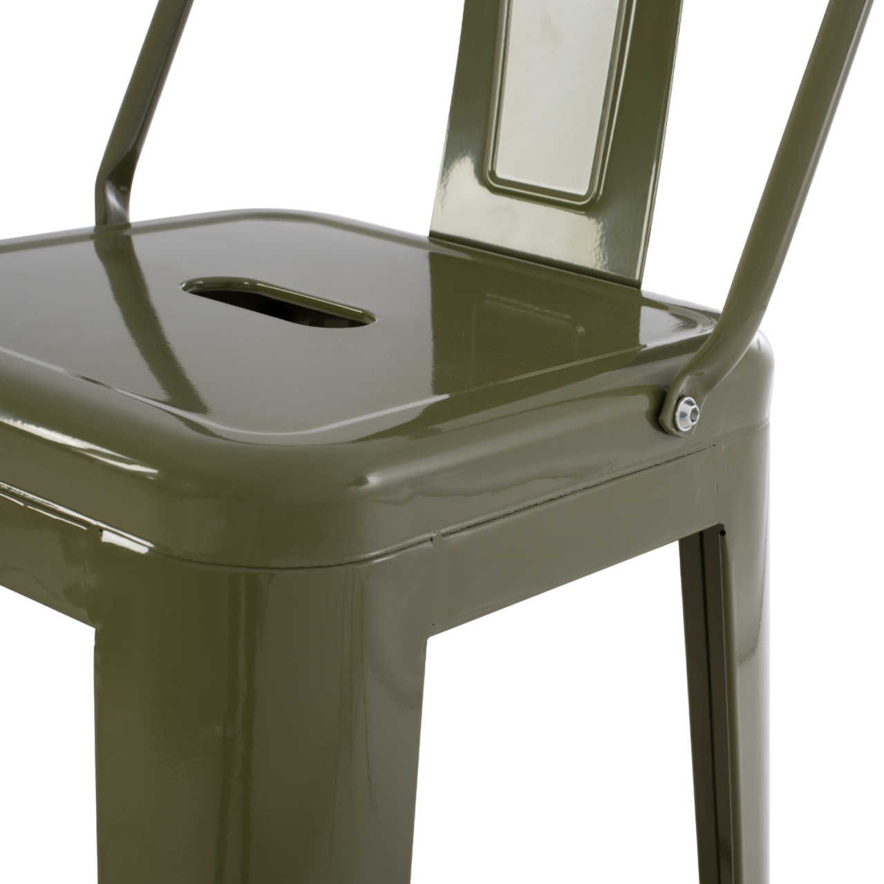 ΣΚΑΜΠΟ BAR ΜΕΤΑΛΛΙΚΟ MELITA ME ΠΛΑΤΗ ΣΕ DARK OLIVE GREEN HM8643.03 43Χ43Χ100εκ. [9]