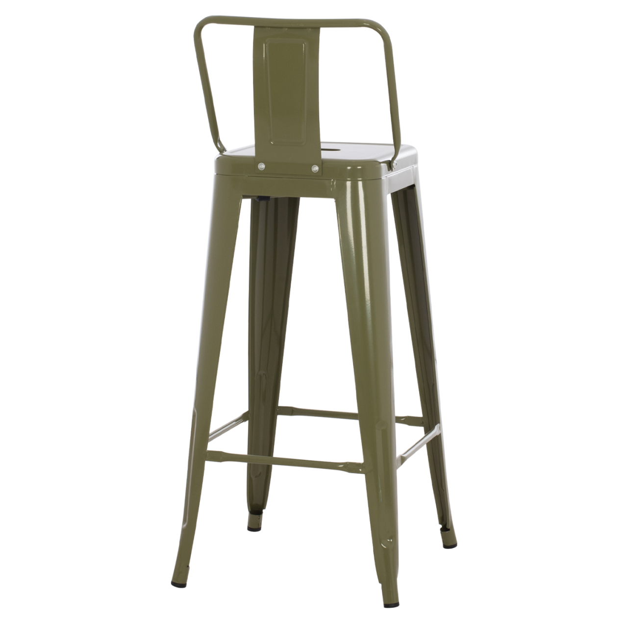 ΣΚΑΜΠΟ BAR ΜΕΤΑΛΛΙΚΟ MELITA ME ΠΛΑΤΗ ΣΕ DARK OLIVE GREEN HM8643.03 43Χ43Χ100εκ. [5]