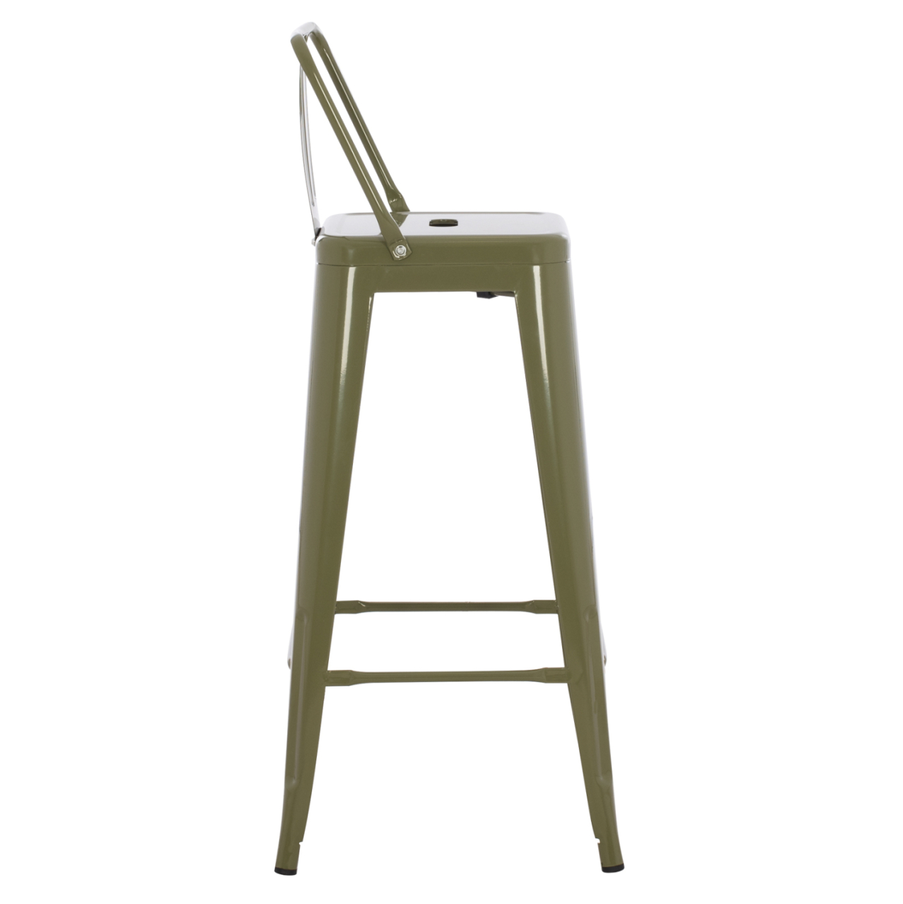 ΣΚΑΜΠΟ BAR ΜΕΤΑΛΛΙΚΟ MELITA ME ΠΛΑΤΗ ΣΕ DARK OLIVE GREEN HM8643.03 43Χ43Χ100εκ. [4]