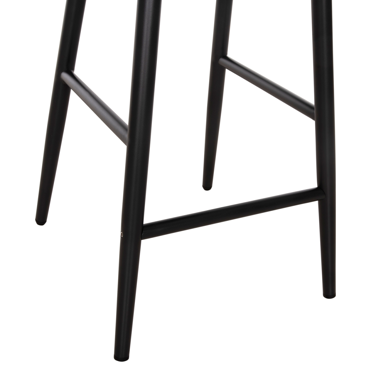 BAR STOOL ALUMINUM CAMDEN HM6142.01 ANTHRACITE WITH ECRU BACK CUSHION WITH PRINT PATTERN 56x60x108Hcm. [10]