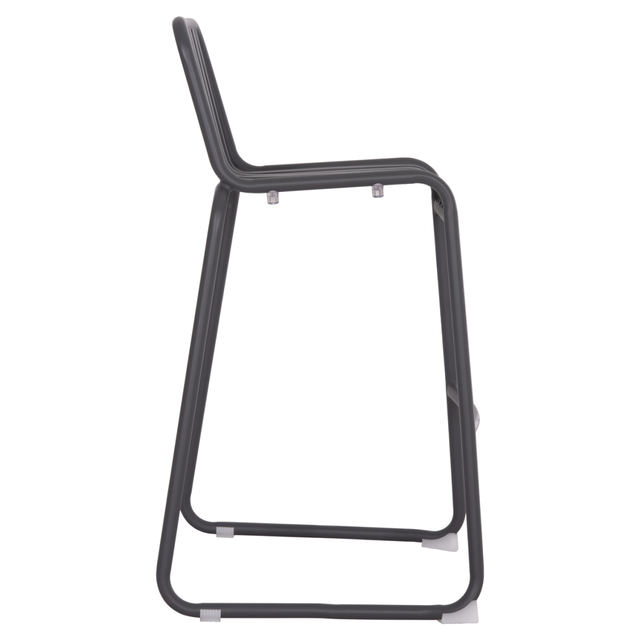 BAR STOOL ALUMINUM RACHEL HM6341.01 GREY COLOR 47x56.5x98.5Hcm. [4]