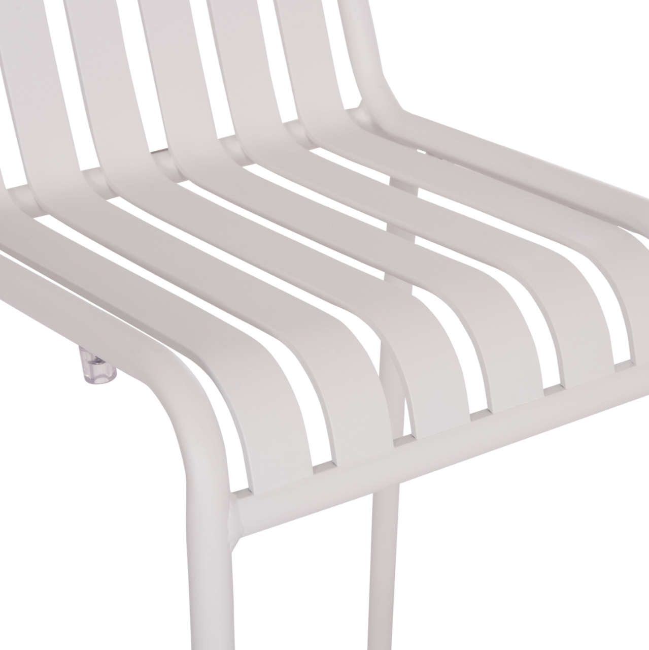 BAR STOOL ALUMINUM RACHEL HM6341.02 WHITE COLOR 47x56.5x98.5Hcm. [8]