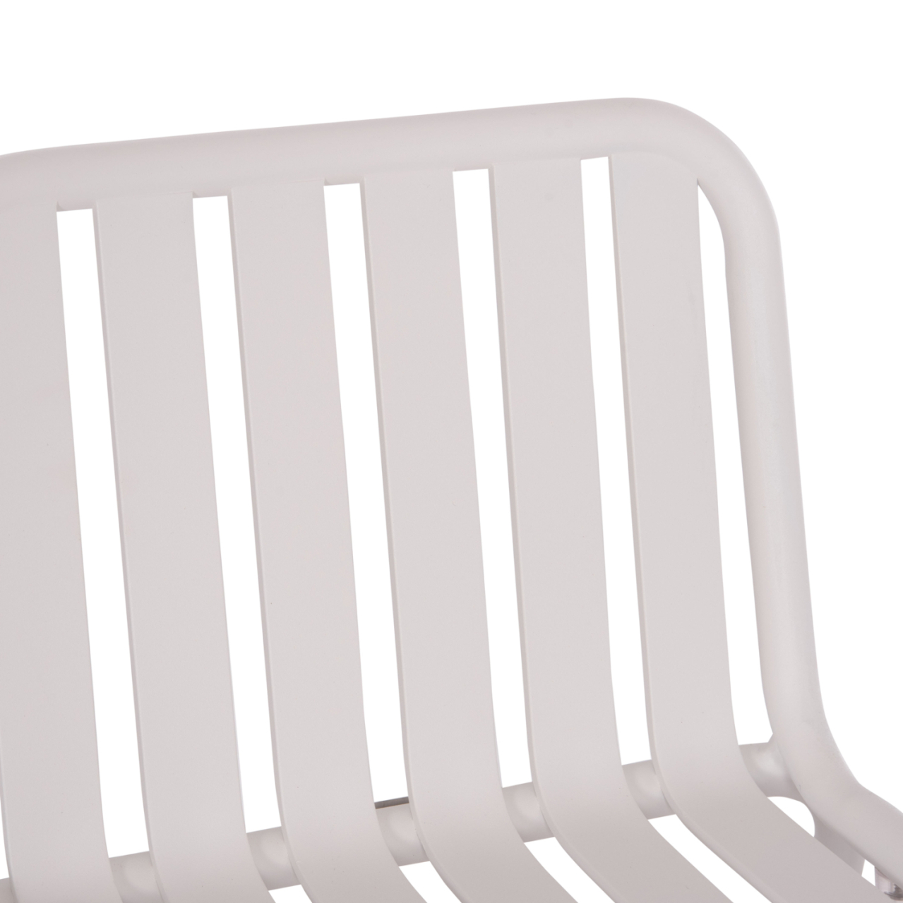 BAR STOOL ALUMINUM RACHEL HM6341.02 WHITE COLOR 47x56.5x98.5Hcm. [7]