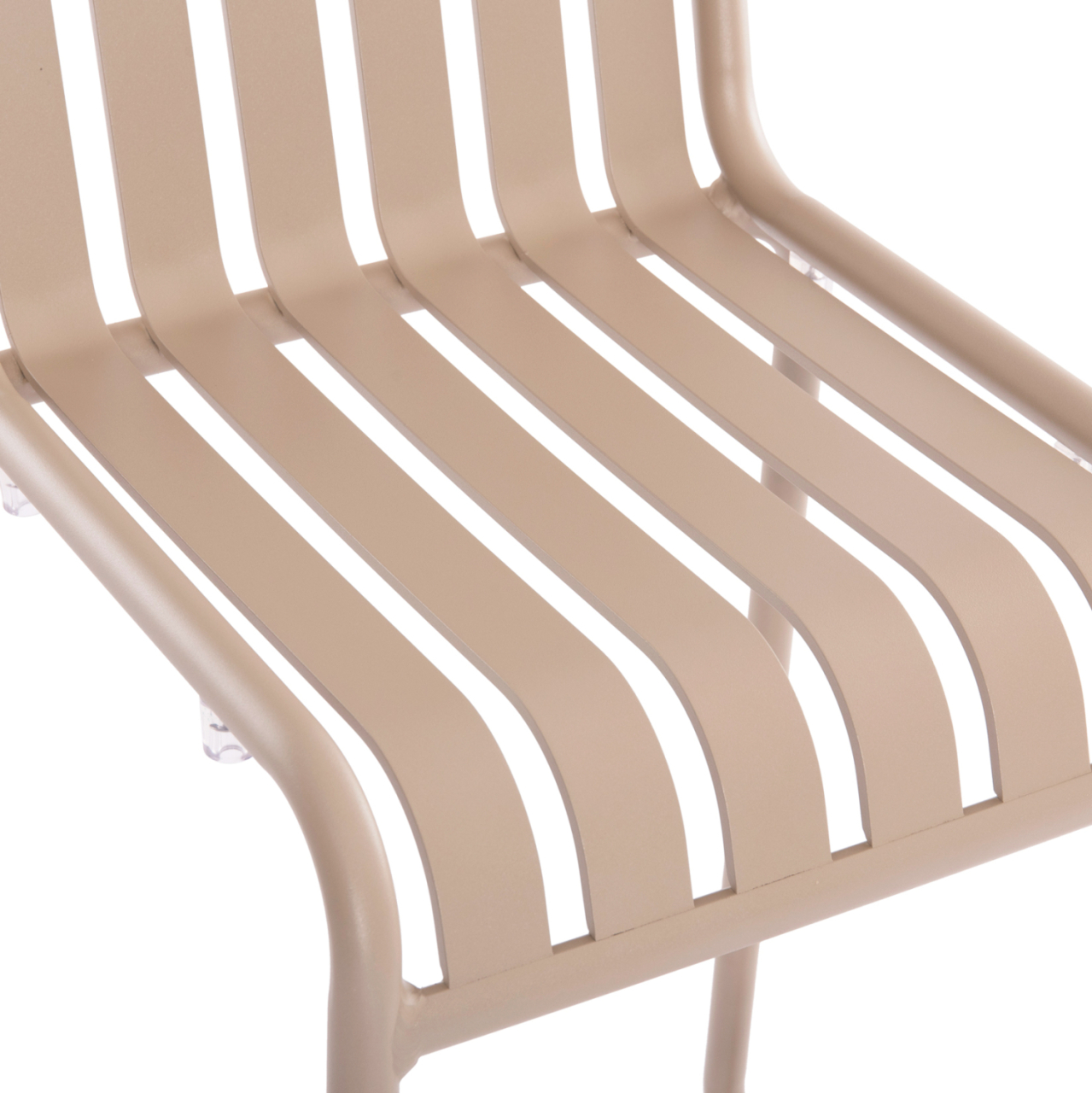 BAR STOOL ALUMINUM RACHEL HM6341.04 CHAMPAGNE COLOR 59.5x55x101Hcm. [8]