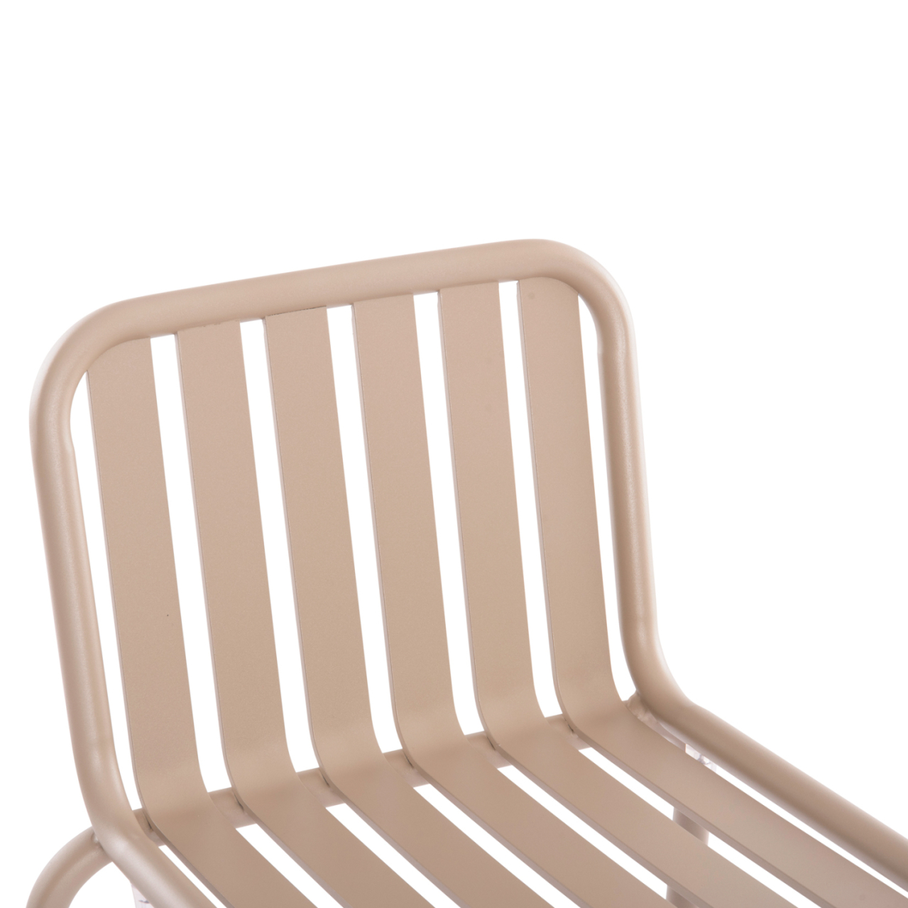 BAR STOOL ALUMINUM RACHEL HM6341.04 CHAMPAGNE COLOR 59.5x55x101Hcm. [7]