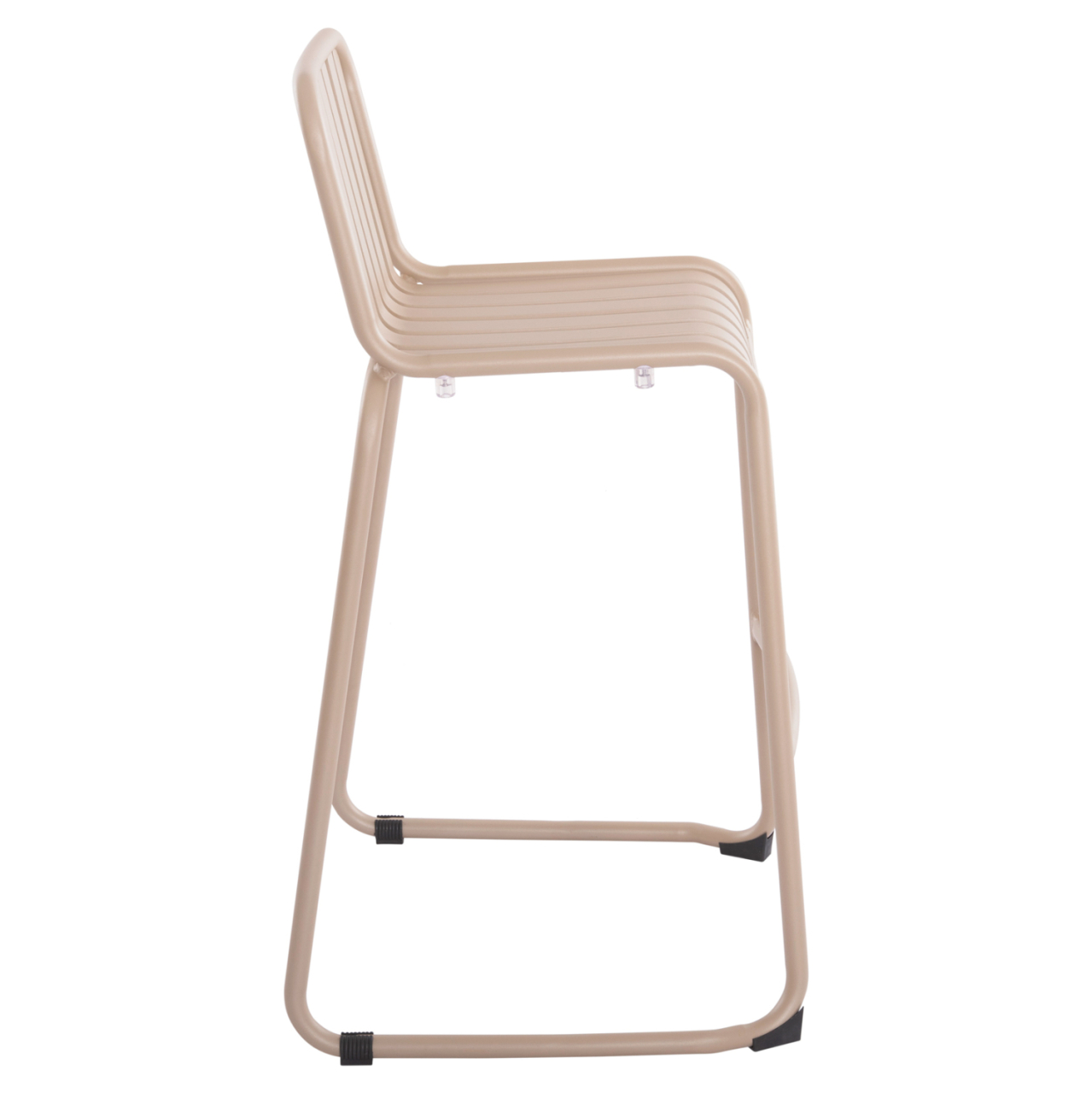 BAR STOOL ALUMINUM RACHEL HM6341.04 CHAMPAGNE COLOR 59.5x55x101Hcm. [4]
