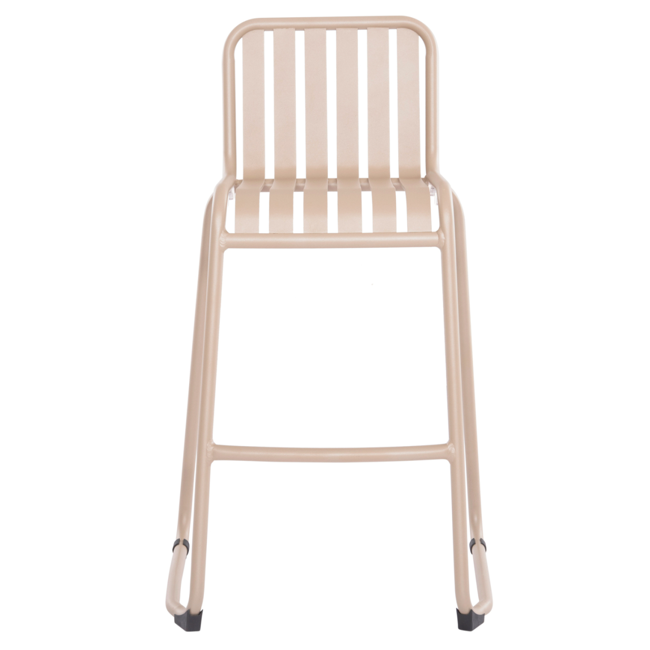 BAR STOOL ALUMINUM RACHEL HM6341.04 CHAMPAGNE COLOR 59.5x55x101Hcm. [3]