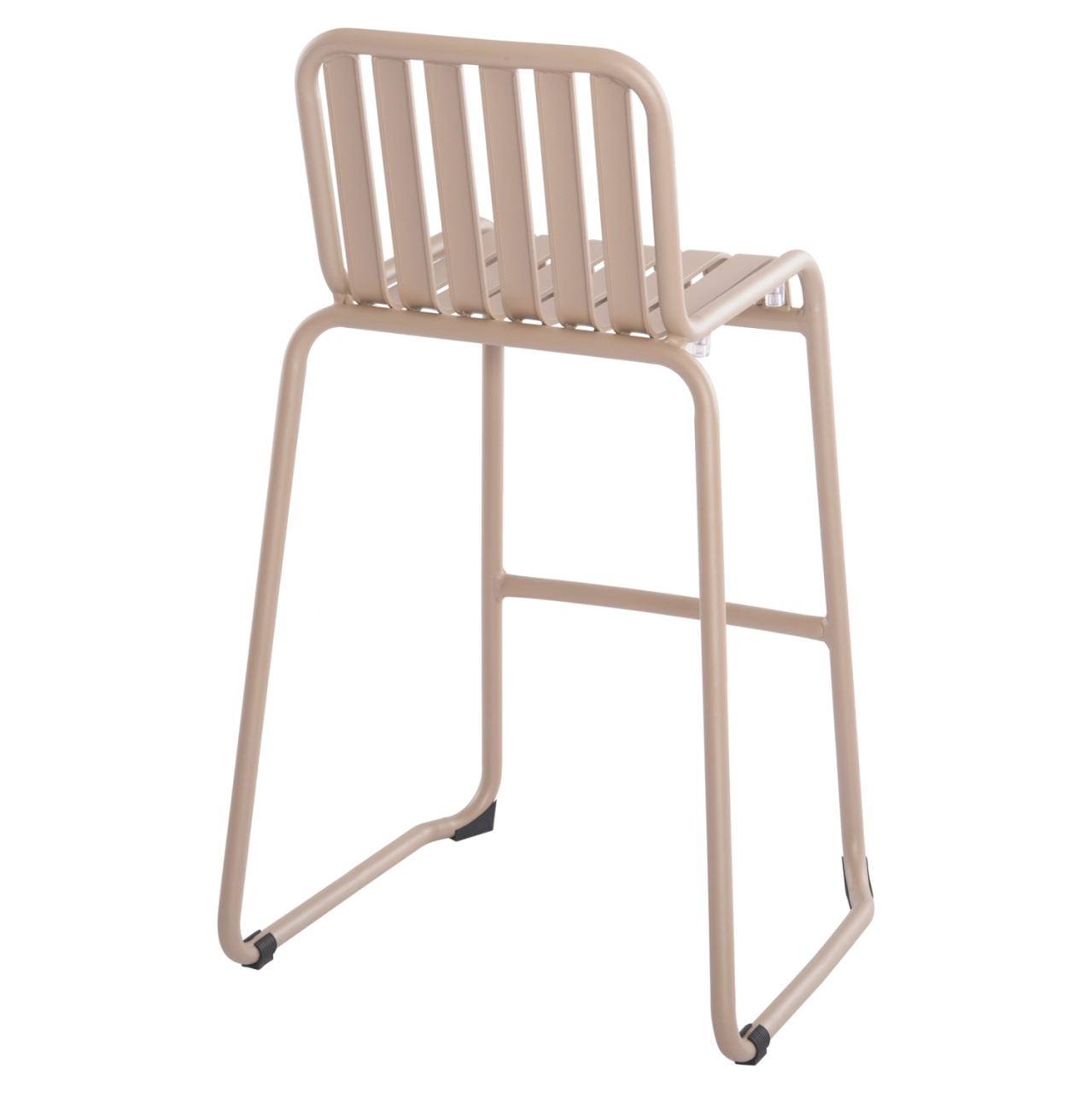 BAR STOOL ALUMINUM RACHEL HM6341.04 CHAMPAGNE COLOR 59.5x55x101Hcm. [5]