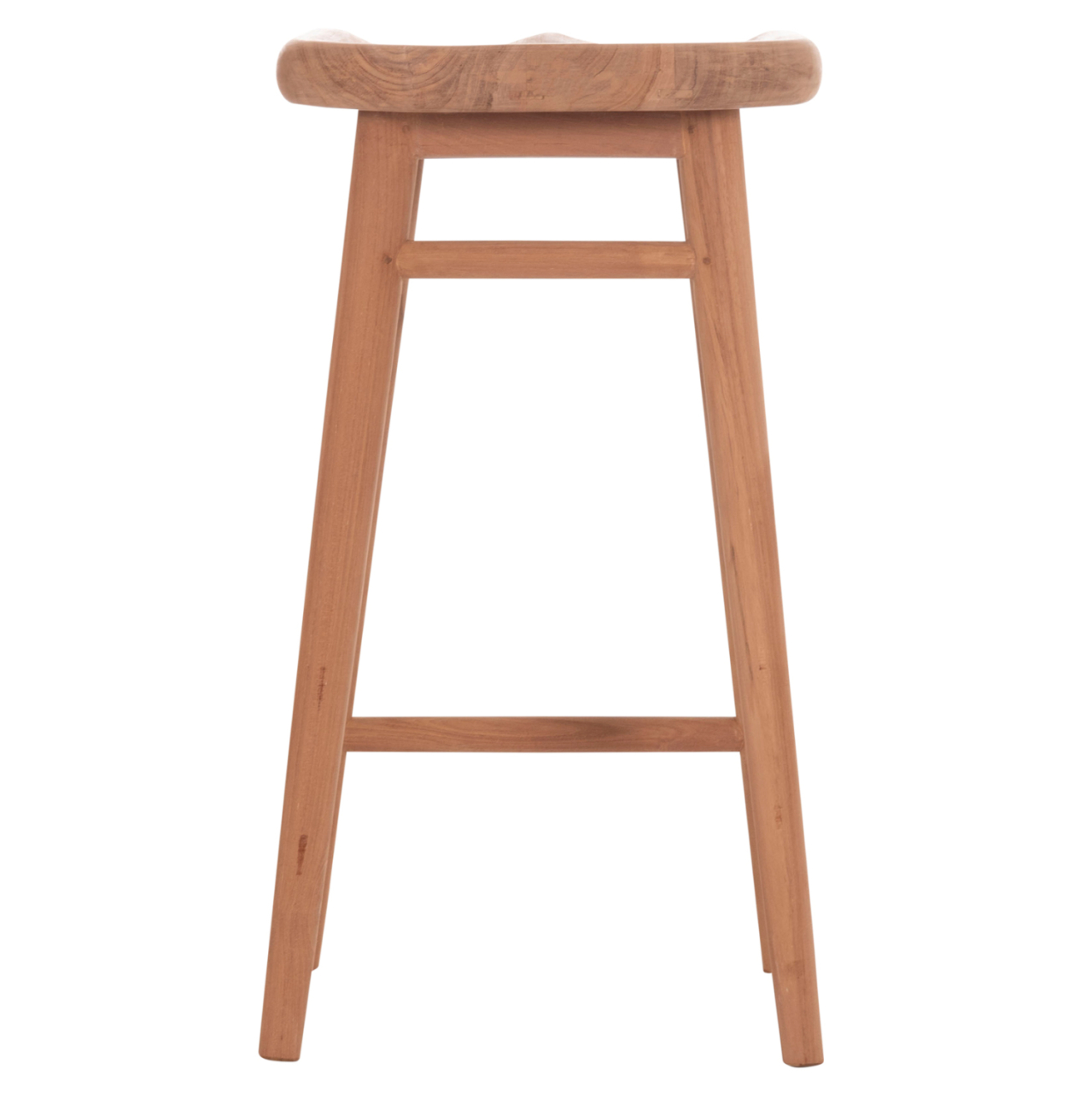 BAR STOOL BOLMAR HM18108 TEAK WOOD IN NATURAL COLOR 40.5x44x74Hcm. [6]