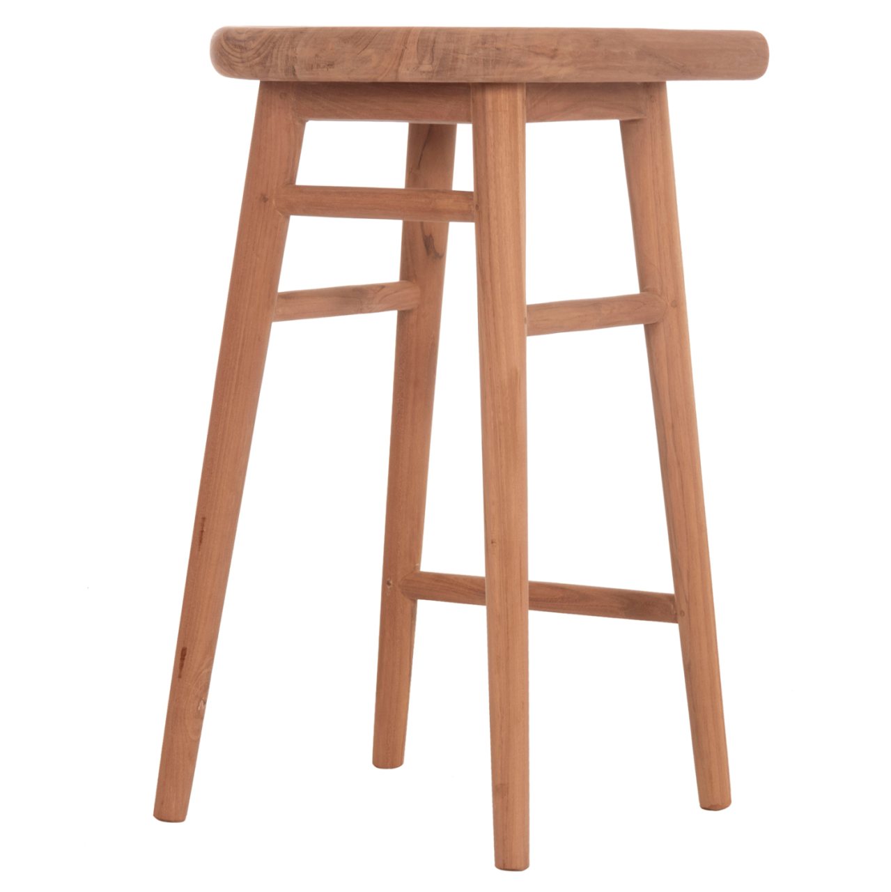 BAR STOOL BOLMAR HM18108 TEAK WOOD IN NATURAL COLOR 40.5x44x74Hcm. [5]