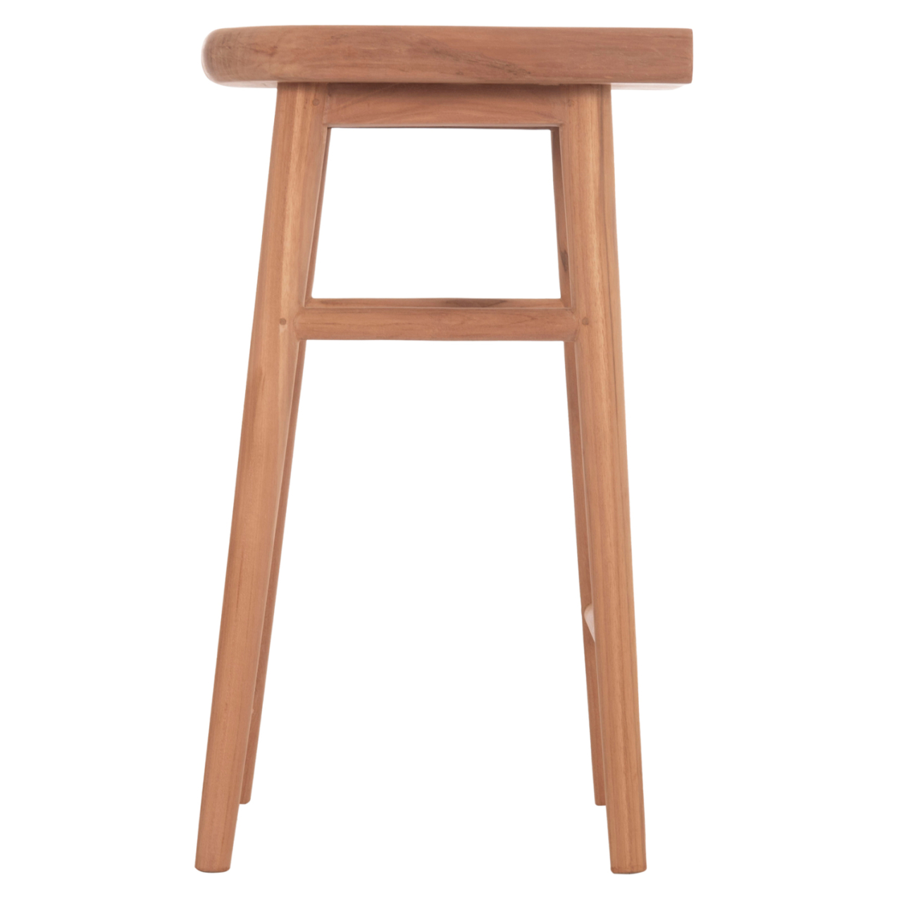 BAR STOOL BOLMAR HM18108 TEAK WOOD IN NATURAL COLOR 40.5x44x74Hcm. [4]