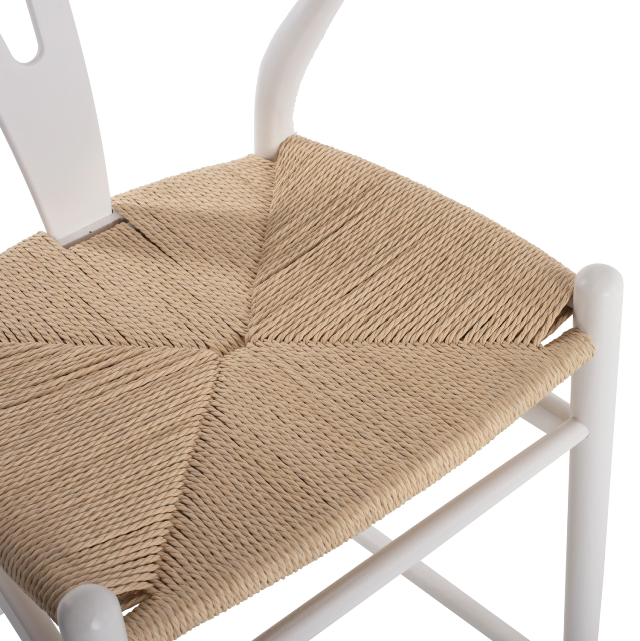 BAR STOOL BRAVE BEECH WOOD WISHBONE BACKREST SEMI-CIRCULAR HM9405.03 48x53x100H cm. [8]