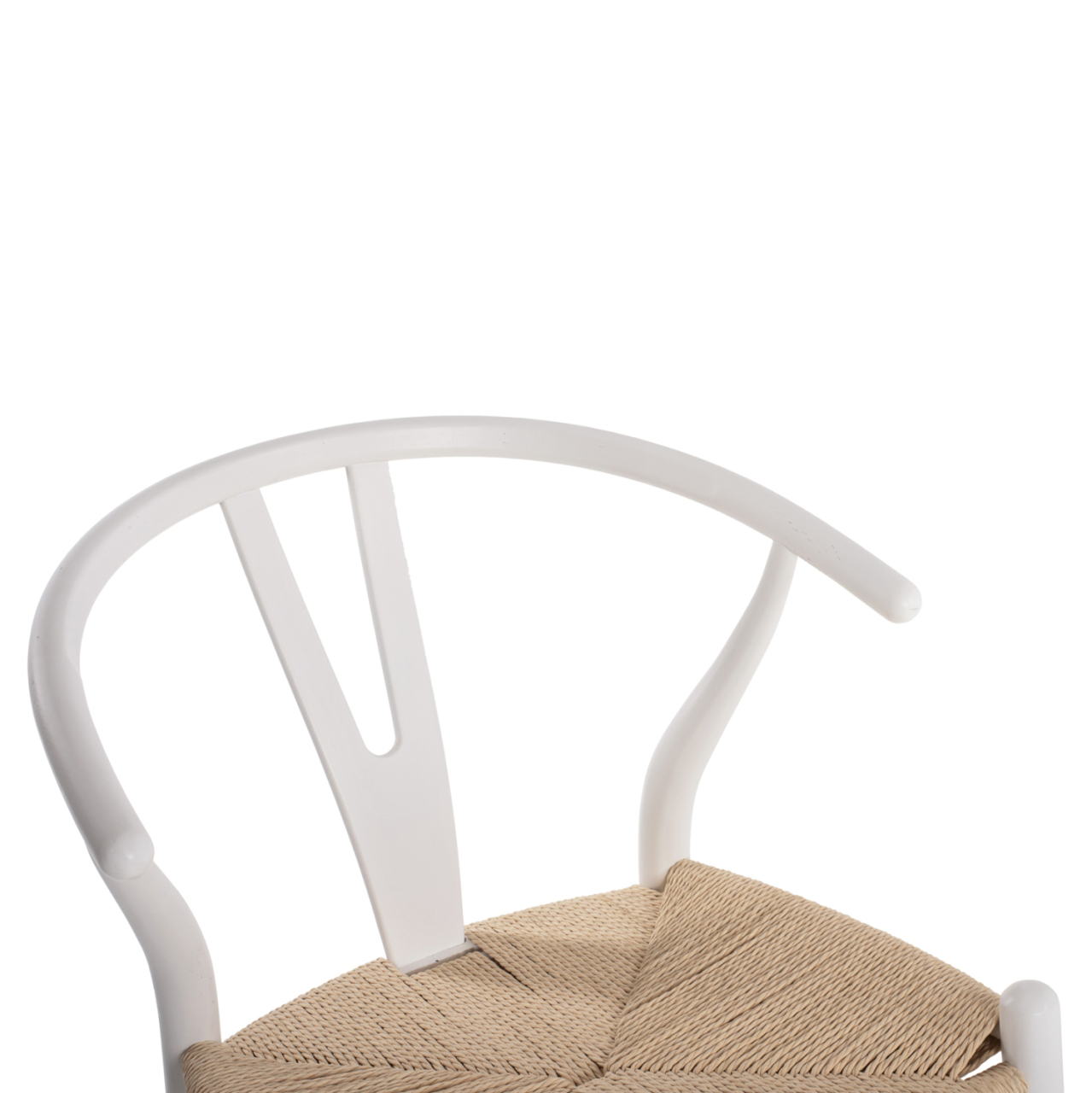 BAR STOOL BRAVE BEECH WOOD WISHBONE BACKREST SEMI-CIRCULAR HM9405.03 48x53x100H cm. [7]