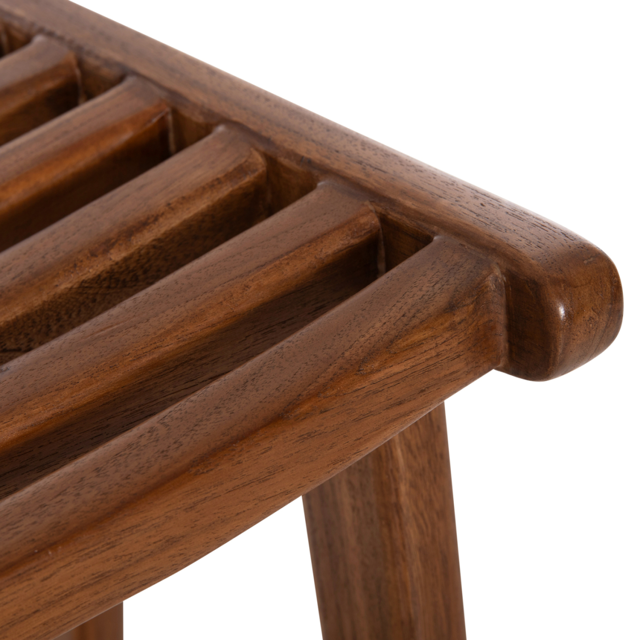 BAR STOOL BUNDY HM6130 TEAK WOOD IN WALNUT 45x40x75Hcm. [6]