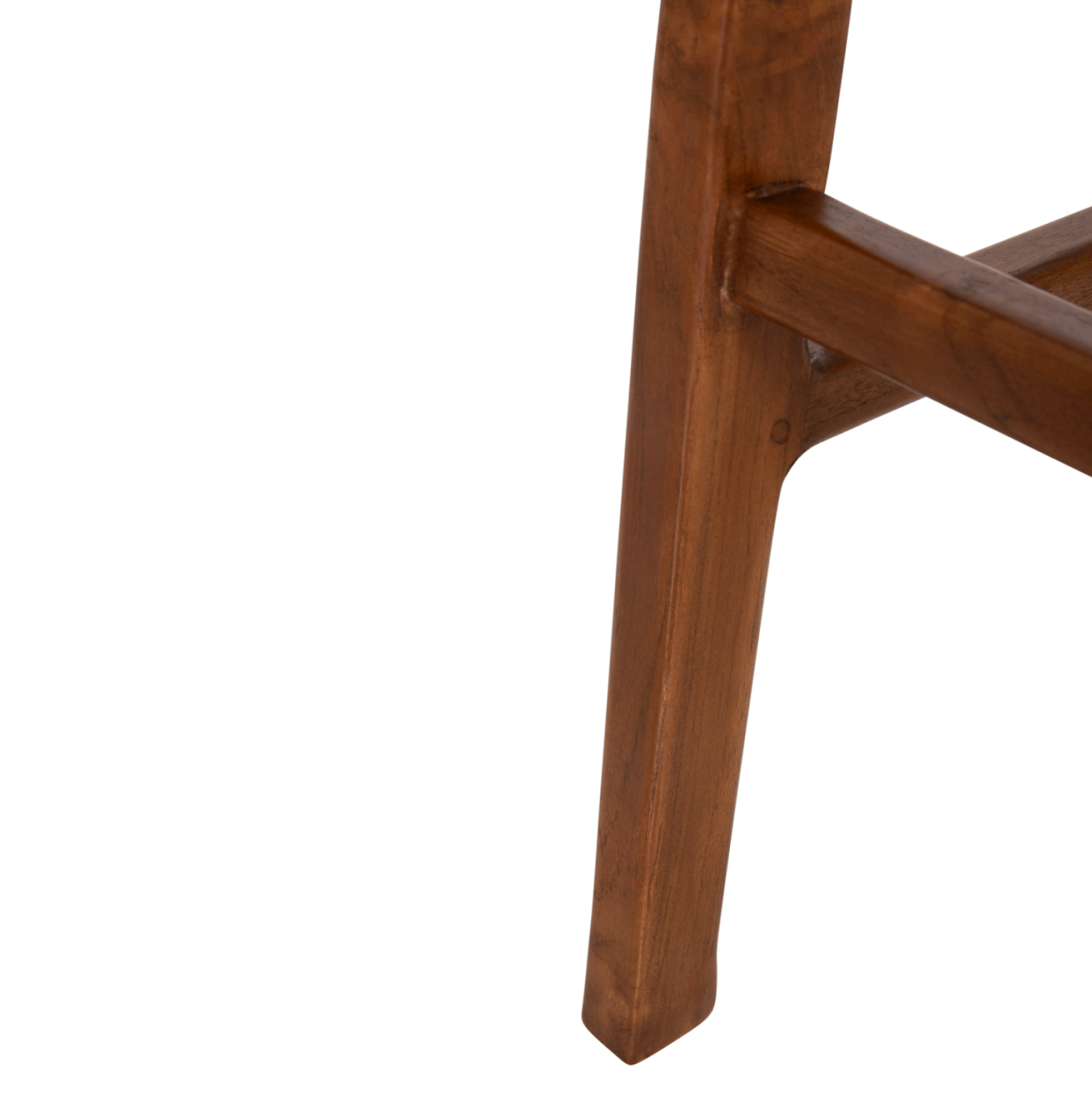 BAR STOOL BUNDY HM6130 TEAK WOOD IN WALNUT 45x40x75Hcm. [8]