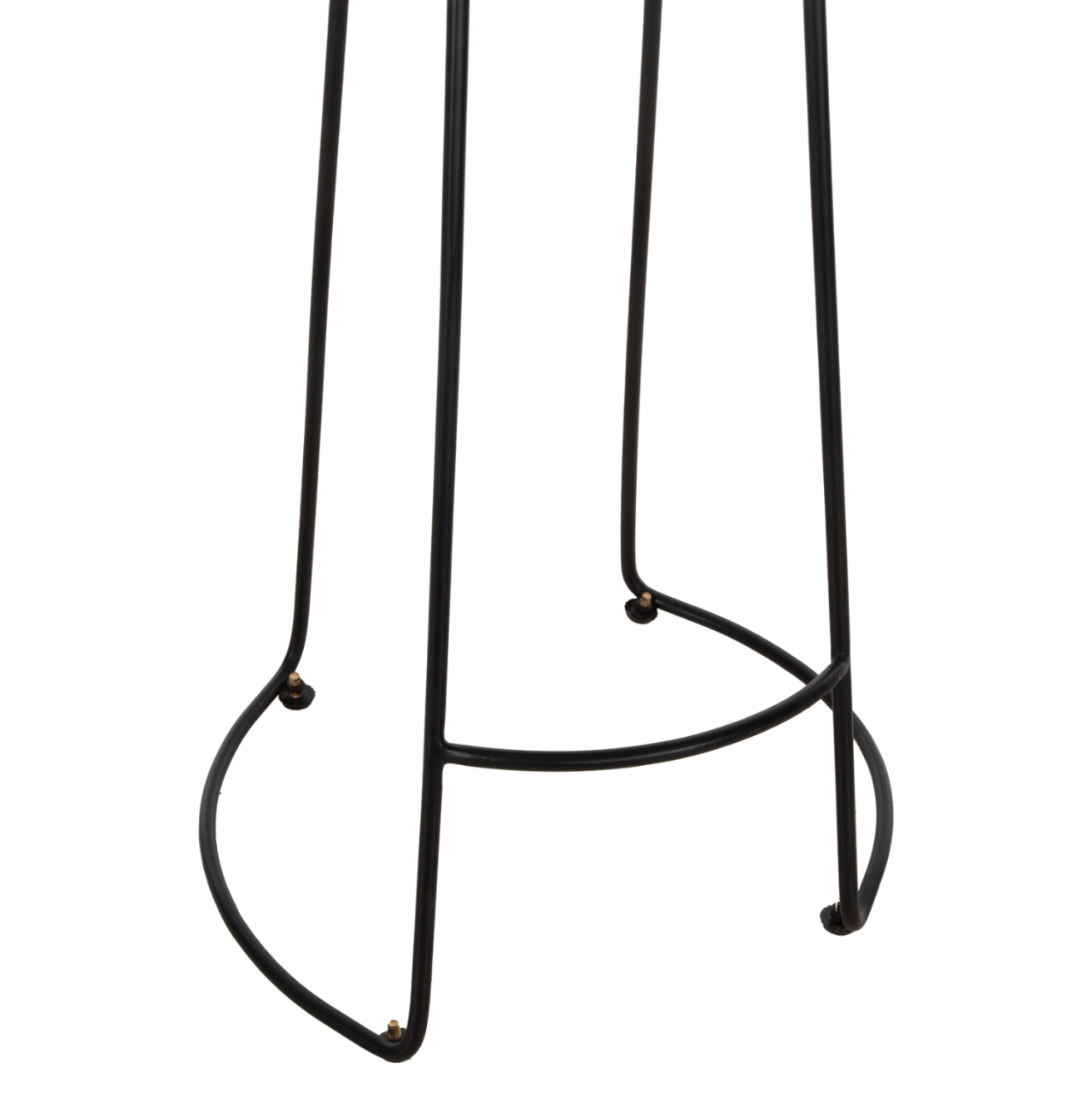 BAR STOOL ELEANOR HM8363.11 SOLID ACACIA WOOD SEAT-METAL 50x43x78Hcm. [8]