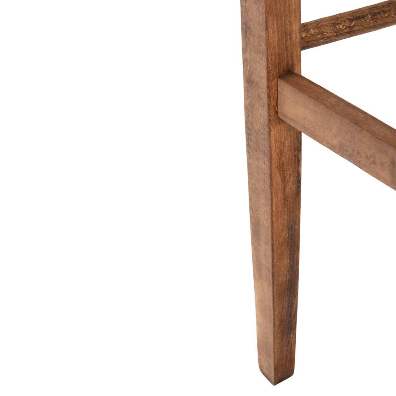 BAR STOOL GADIEL HM5587.01 BEECH WOOD IMPREGNATED IN WALNUT COLOR 40,5x39x104.5Hcm.FRAME ONLY [10]