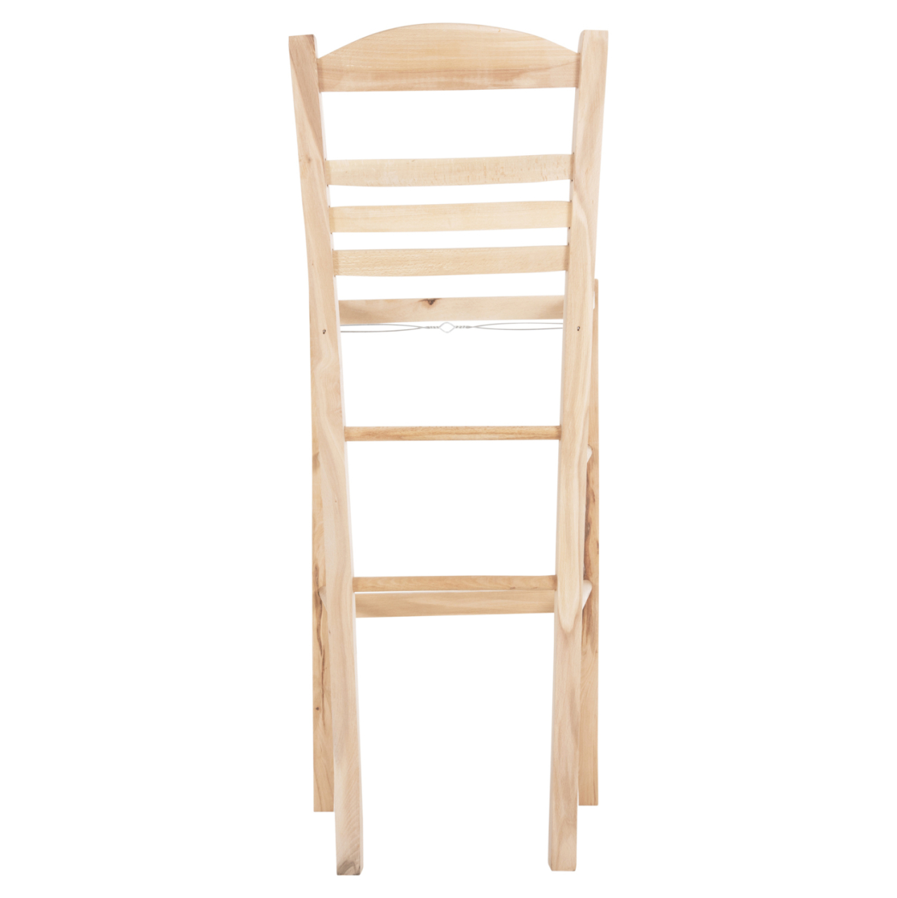 BAR STOOL GADIEL HM5587.02 BEECH WOOD IMPREGNATED-UNPAINTED 40,5x39x104.5Hcm.FRAME ONLY [6]