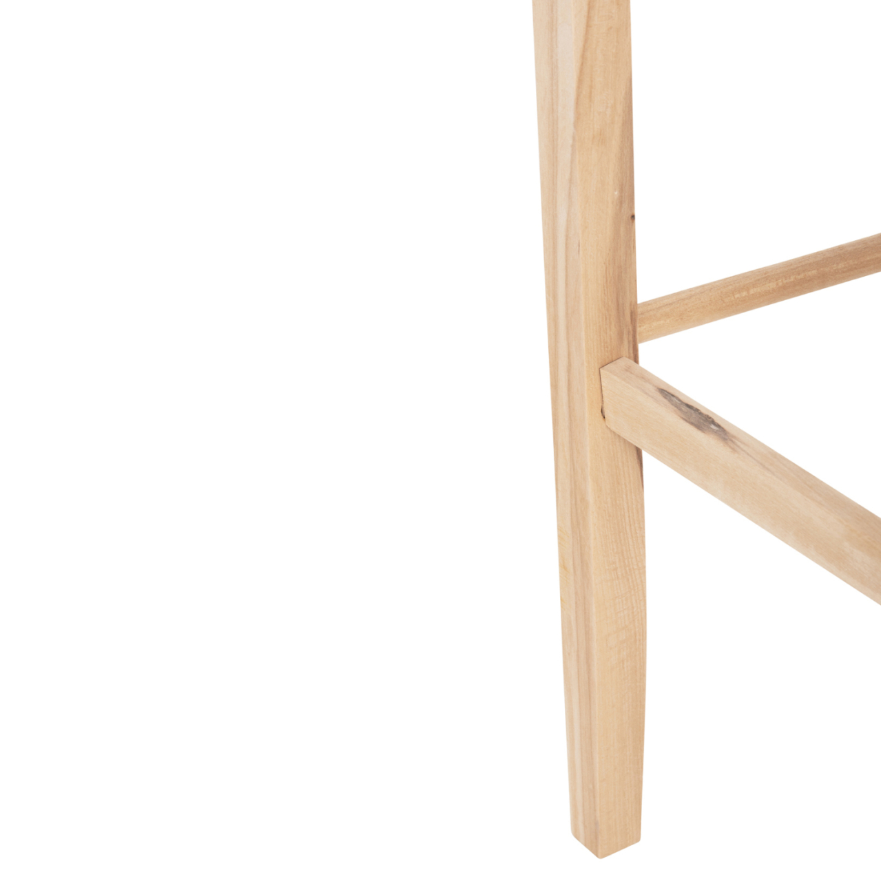 BAR STOOL GADIEL HM5587.02 BEECH WOOD IMPREGNATED-UNPAINTED 40,5x39x104.5Hcm.FRAME ONLY [10]