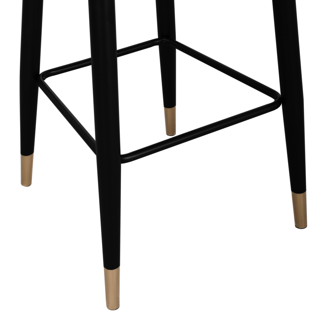 Bar Stool Harper HM8526.02 Velvet Rotten Apple with metallic Frame 50Χ51Χ111cm [9]