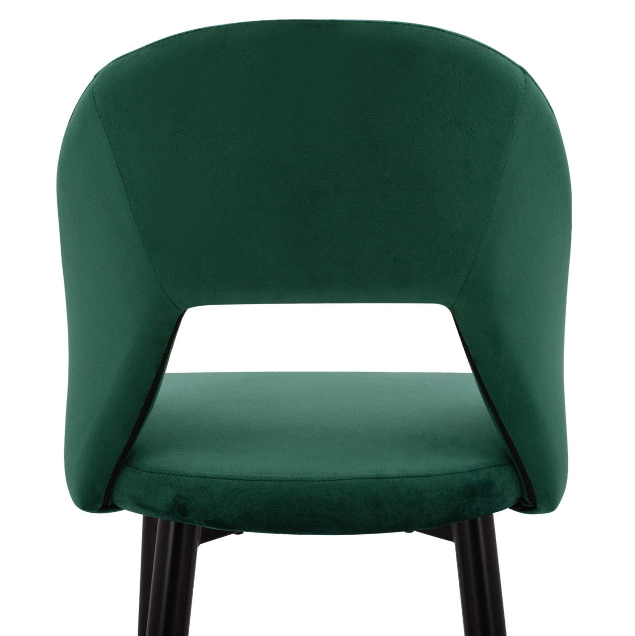 Bar Stool Harper HM8526.03 Velvet Cypress Green with metallic frame 50x51x111cm [10]