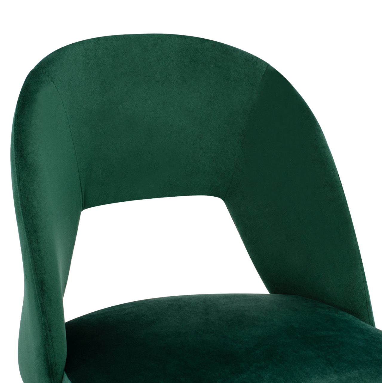 Bar Stool Harper HM8526.03 Velvet Cypress Green with metallic frame 50x51x111cm [7]