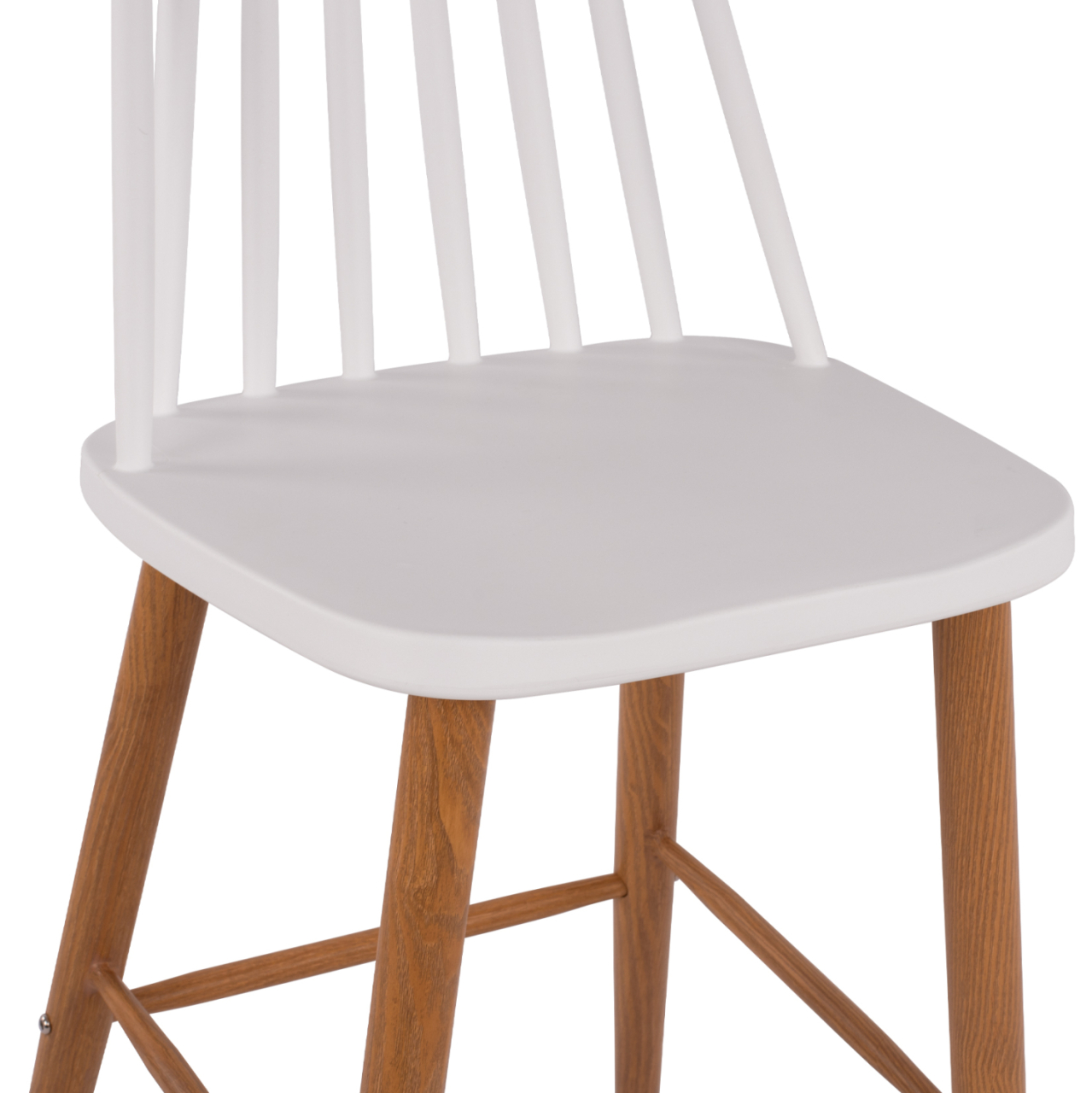 Bar Stool HM8459.01 Vanessa in white color 43x49x107 εκ. [8]