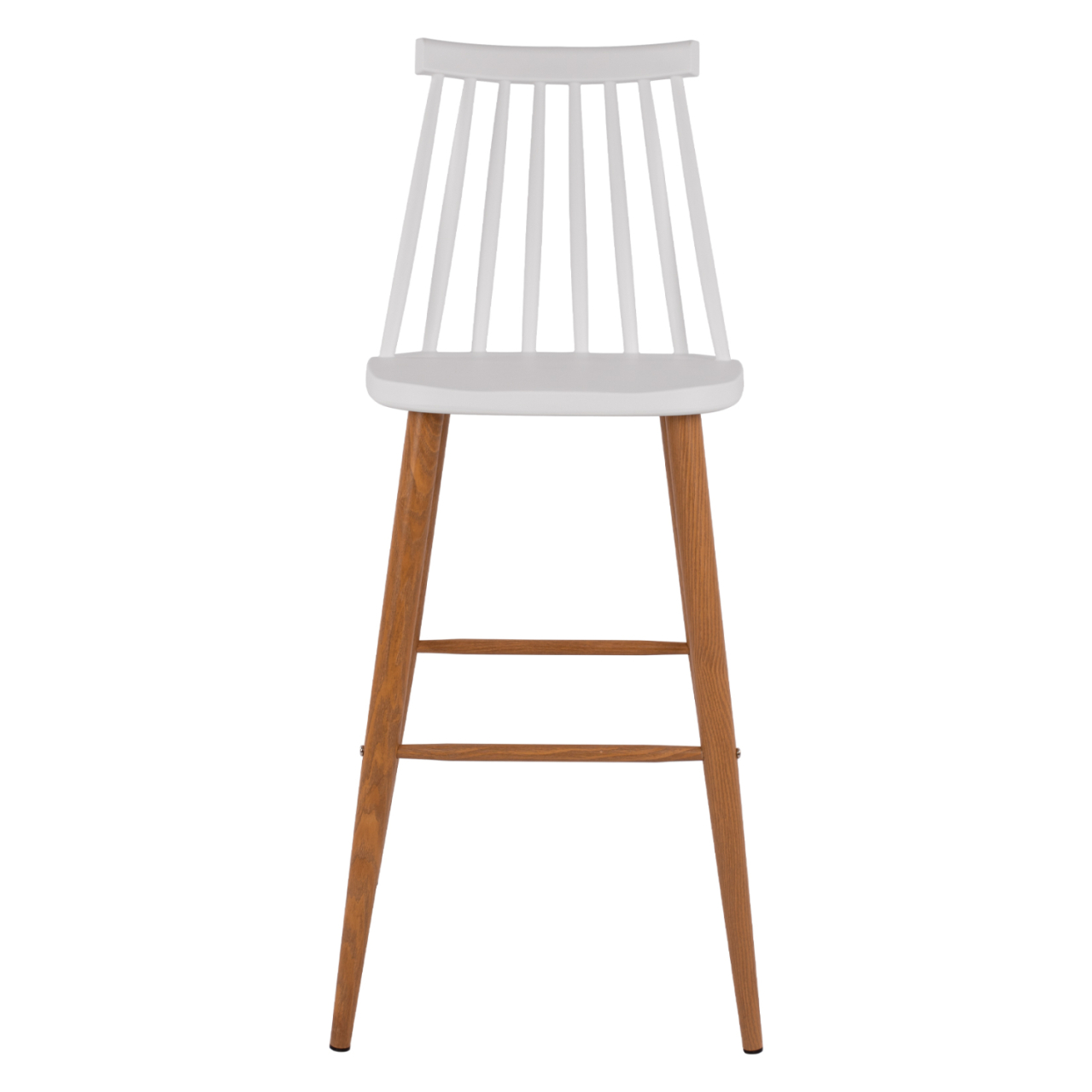 Bar Stool HM8459.01 Vanessa in white color 43x49x107 εκ. [3]