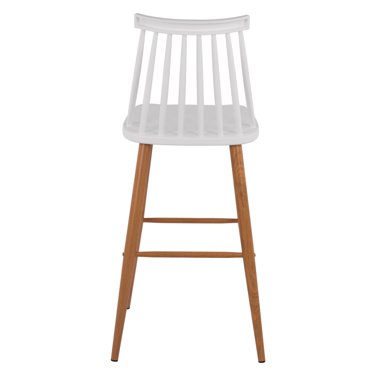Bar Stool HM8459.01 Vanessa in white color 43x49x107 εκ. [6]