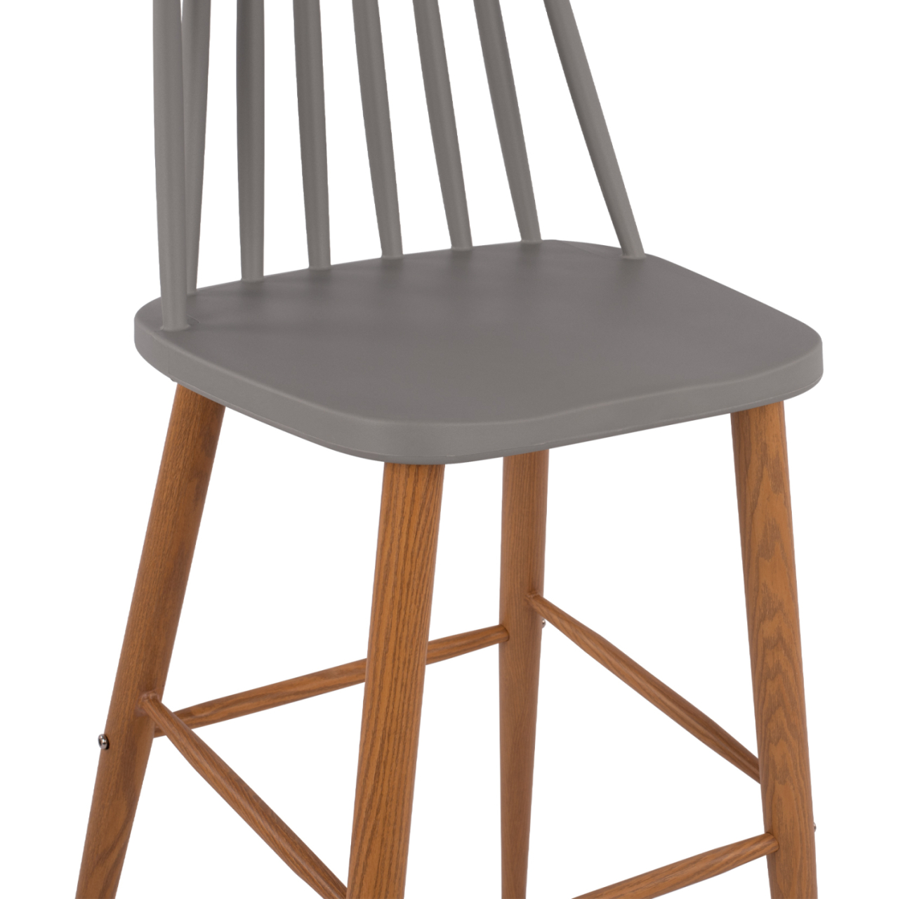 Bar Stool HM8459.10 Vanessa in grey color 43x49x107 cm [8]