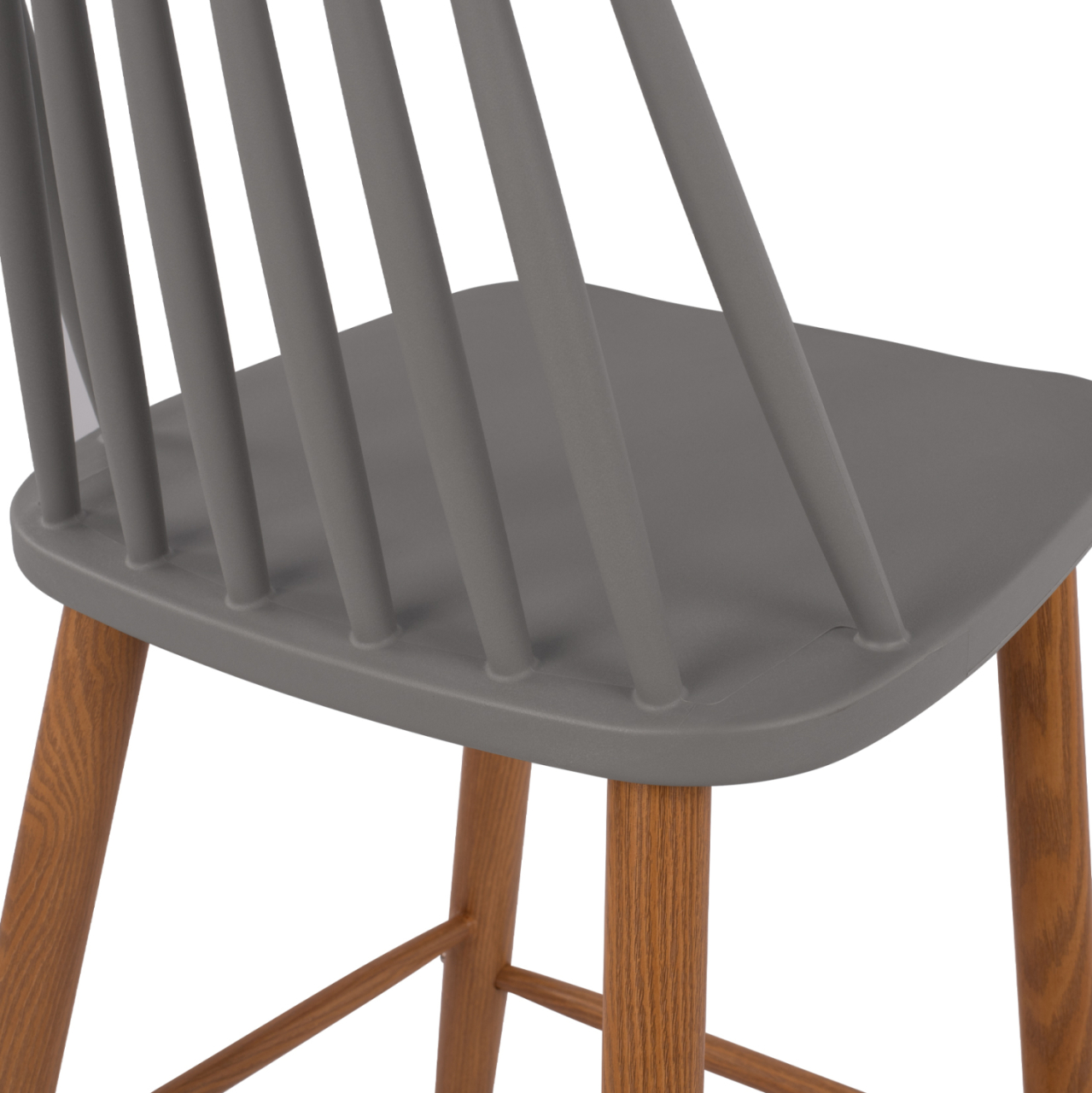 Bar Stool HM8459.10 Vanessa in grey color 43x49x107 cm [10]