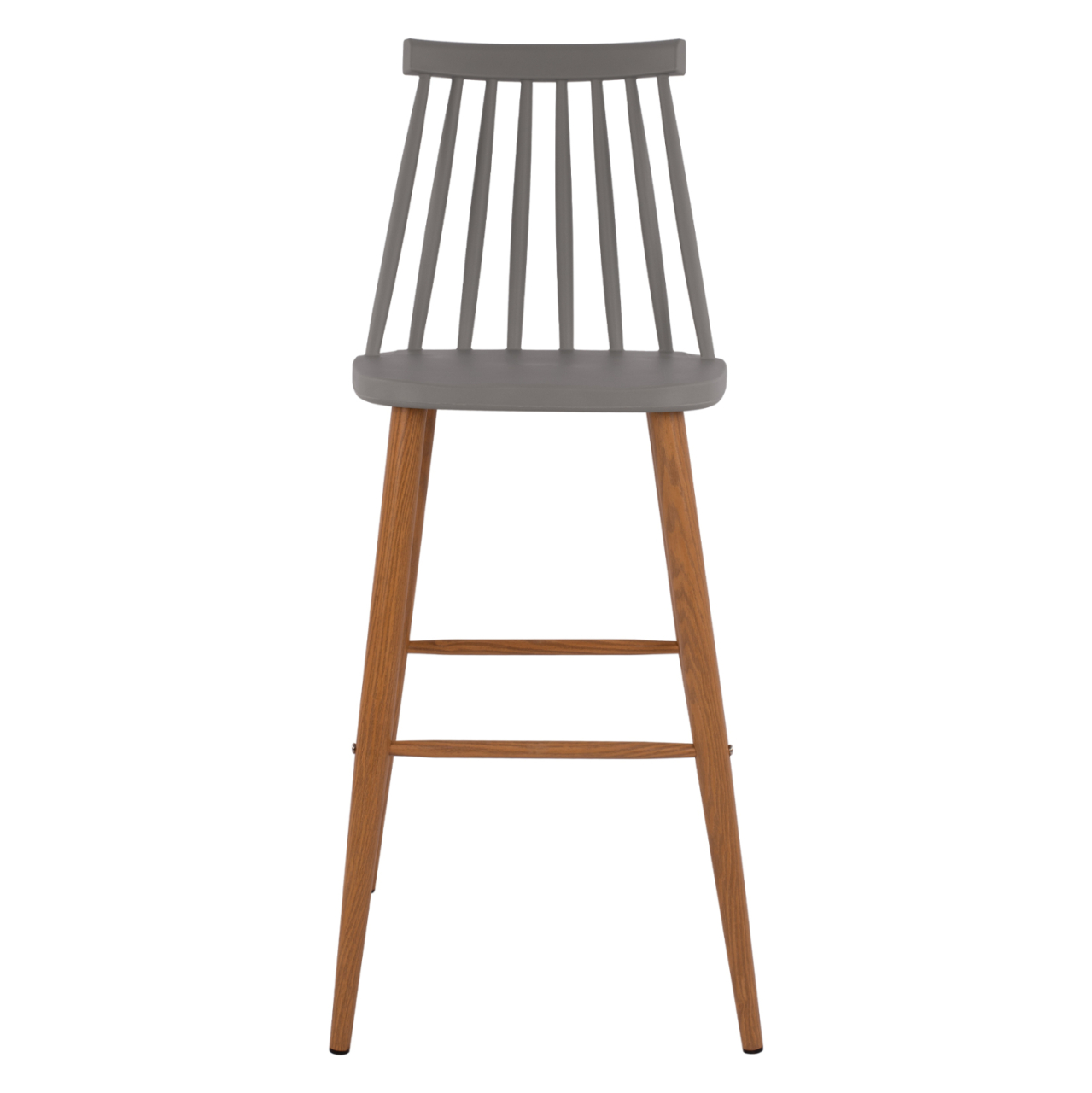 Bar Stool HM8459.10 Vanessa in grey color 43x49x107 cm [3]