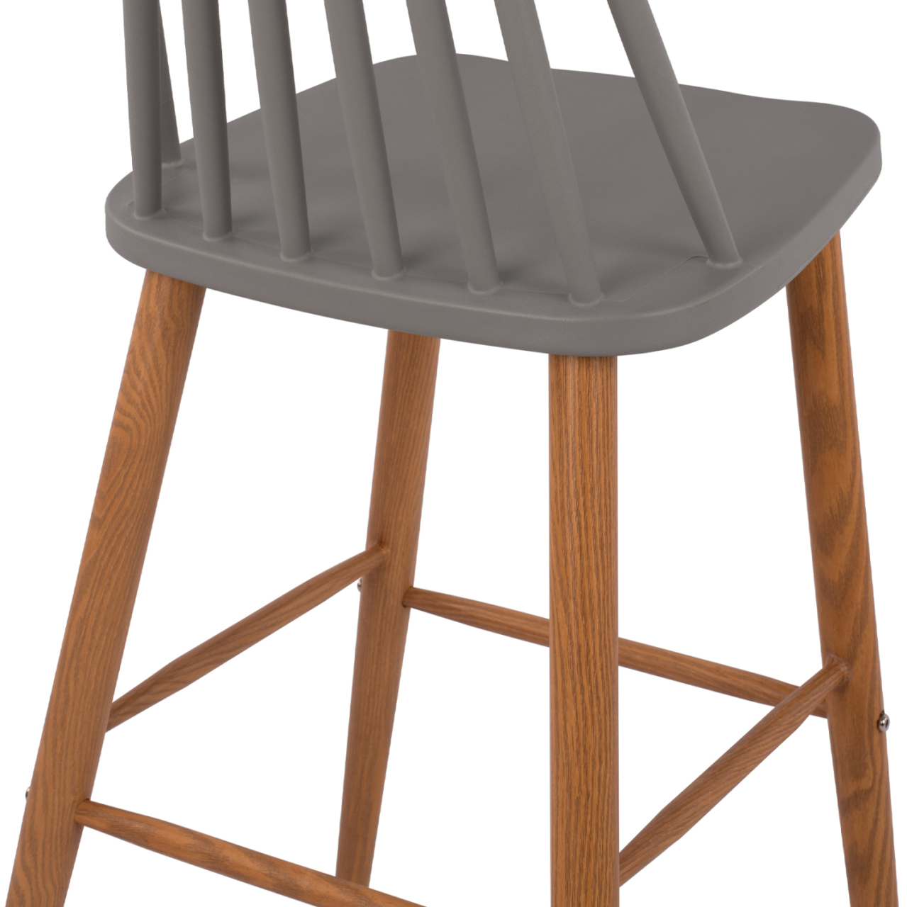Bar Stool HM8459.10 Vanessa in grey color 43x49x107 cm [9]