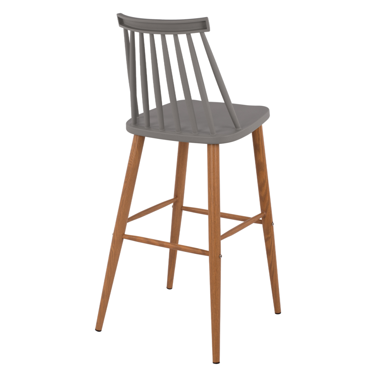 Bar Stool HM8459.10 Vanessa in grey color 43x49x107 cm [5]