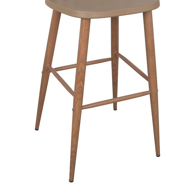 Bar Stool HM8459.25 Vanessa in Cappuccino color 43x49x107cm [8]