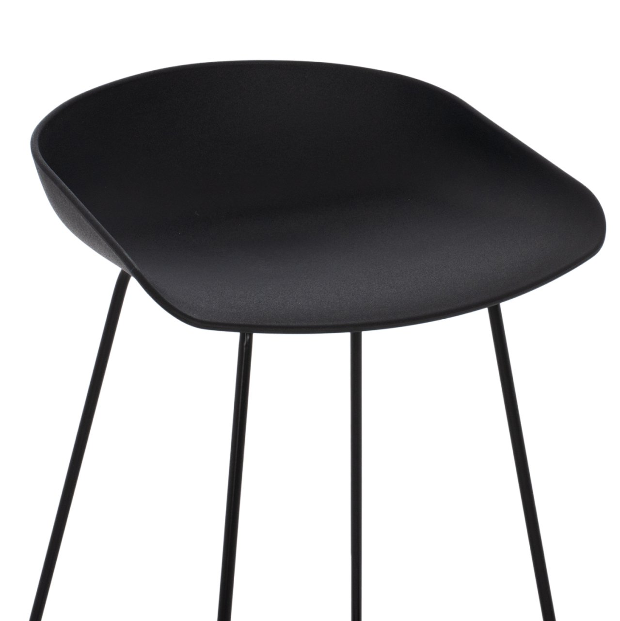 BAR STOOL HM9299.02, BLACK, MEDIUM HEIGHT, 44x44x74 [7]
