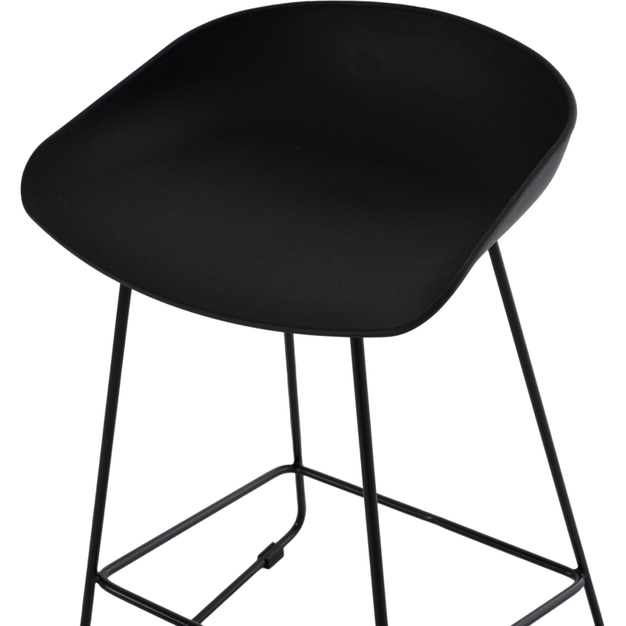 BAR STOOL HM9299.02, BLACK, MEDIUM HEIGHT, 44x44x74 [8]