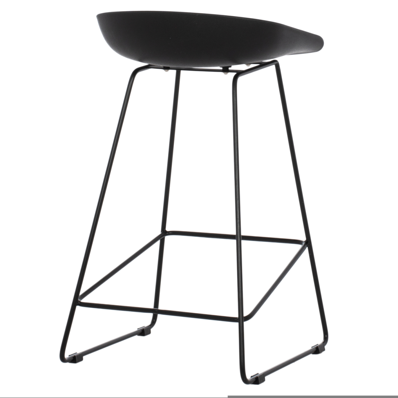 BAR STOOL HM9299.02, BLACK, MEDIUM HEIGHT, 44x44x74 [5]