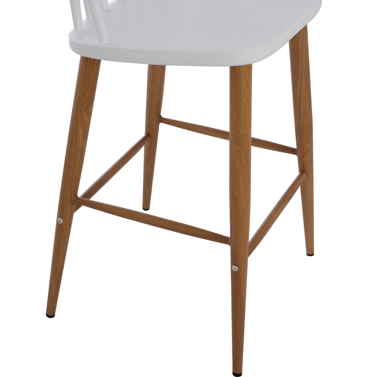 BAR STOOL HM9300.01 WHITE MEDIUM HEIGHT 43x45x97Η [9]