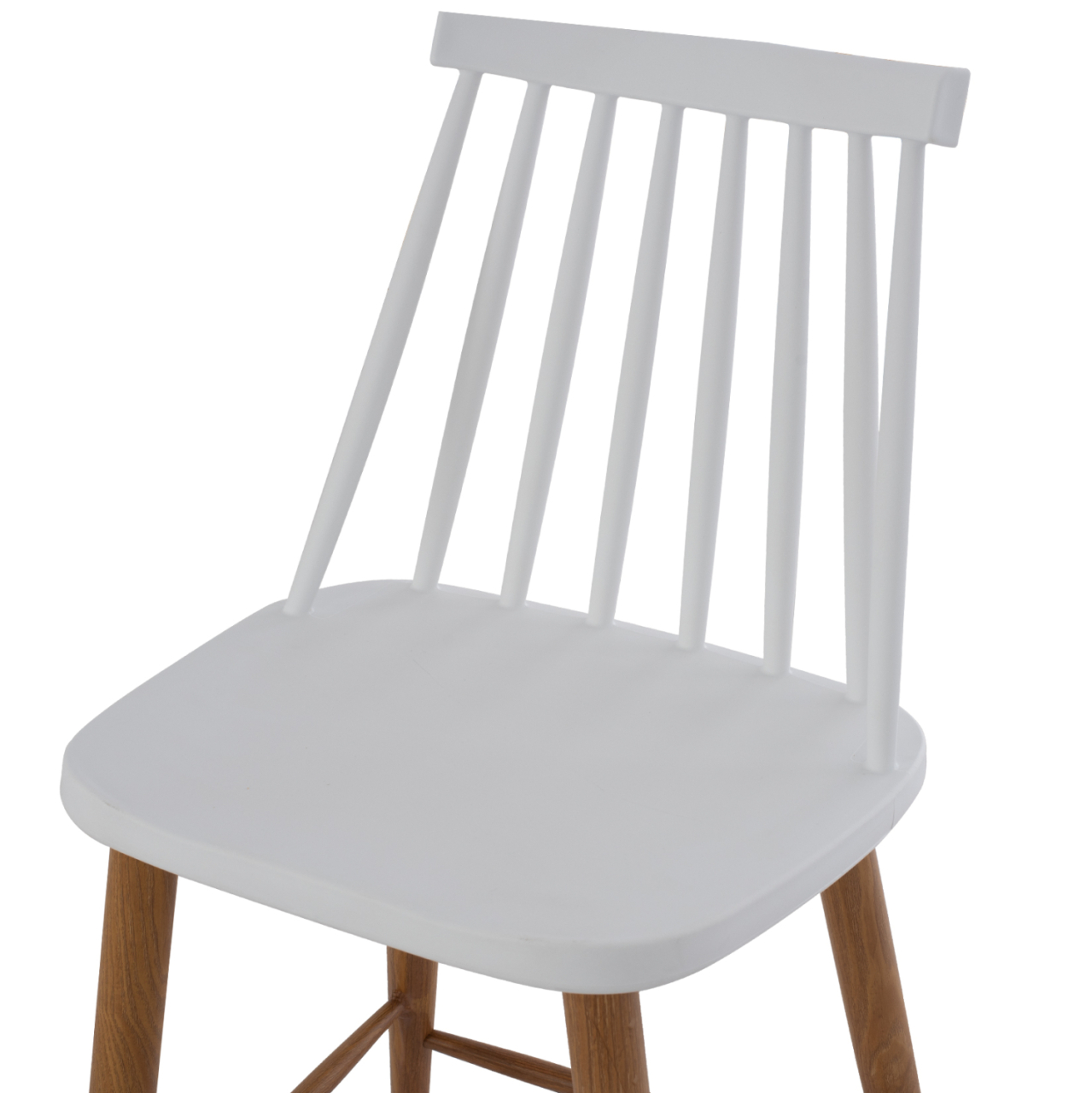 BAR STOOL HM9300.01 WHITE MEDIUM HEIGHT 43x45x97Η [8]