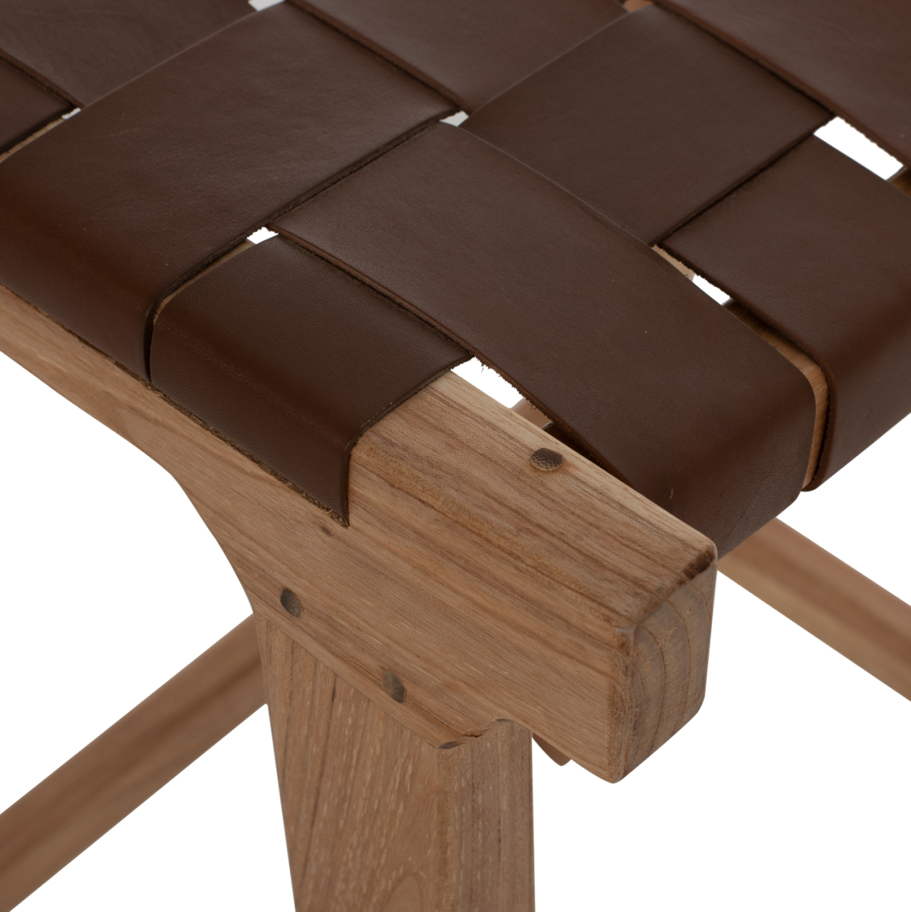 BAR STOOL HM99382.01 SOLID TEAK NATURAL 40X35X65H [7]