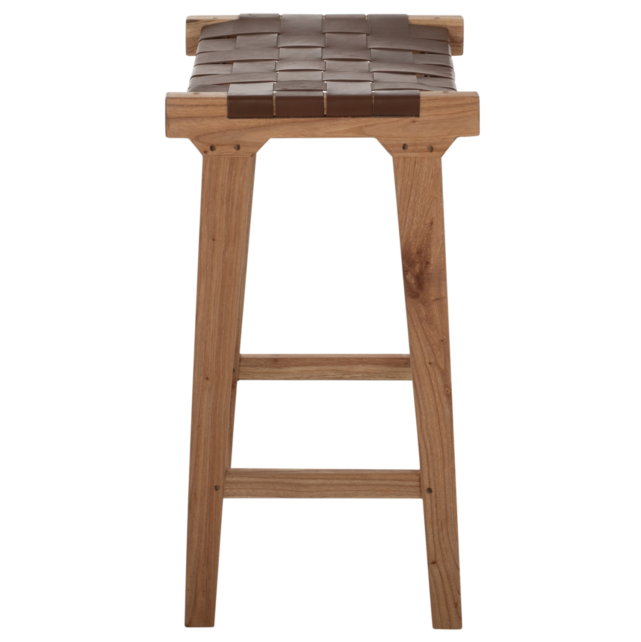 BAR STOOL HM99382.01 SOLID TEAK NATURAL 40X35X65H [6]