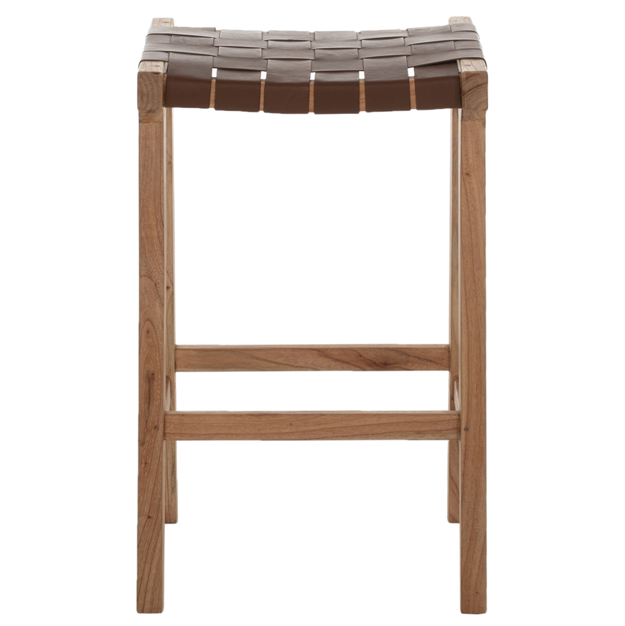 BAR STOOL HM99382.01 SOLID TEAK NATURAL 40X35X65H [3]